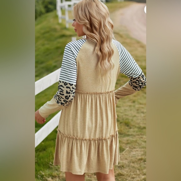 Willow and Grace; Small; Leopard Detail Tunic Dress; NEW! 🛍️ - Picture 10 of 11